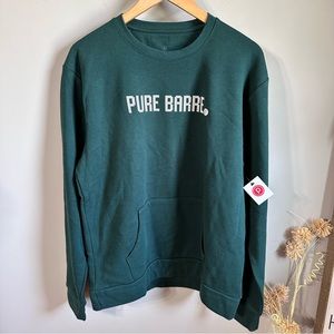Pure Barre Green Crew Neck Sweater